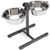 Camon Portaciotole con piedistallo e ciotole 1,60 litri - C026/3