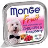 Monge Fruit Paté con Bocconcini con Pollo e Lamponi 100g - Cibo Umido per Cani