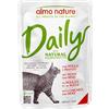 Almo Nature Daily con Pollo e Manzo 70 g - Cibo Completo per Gatti Adulti