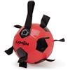 Camon Palla da calcio con prese e maniglia nero rosso 21 cm