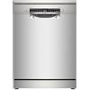 Bosch SMS4EMI06G Series 4, Lavastoviglie a terra, classificazione B Energetica, 60 cm, 14 posti, 9 litri, extra traseco, Silence Plus 42 dB silenzioso, cestello regolabile Rackmatic, colore: argento