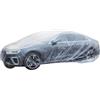 CGEAMDY Copertura Completa per Auto, Copriauto Telo Trasparente Antipioggia, Copertura Impermeabile Monouso (480x750cm)