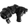 TOTMOX 1 adattatore di linea bypass per sistema di raffreddamento, sostituisce #059121737AM, compatibile con AUD1 Q5 2013-2017, nero