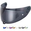 Everalo Visiera Compatibile con Hjc i70 - i10 - Visiera Casco Hj-31 - Pinlock Ready (Fume' Scuro)