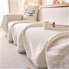 Generic Coperta per Divano Cotone,Telo Arredo Divano Estiva,Telo Divano 3 4 2 1 Posti,Telo Copridivano Cotone Leggero,Gran Foulard per Divano in Cotone Fresco,White-90x150cm