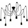 Lixada Lampada a sospensione regolabile (vecchio classico vintage fata edison) Ogni 1.7m Lunghezza del braccio 08 Luci