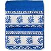 Tex family Set asciugamani in puro cotone made in italy (Grecia Mare Blu)