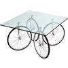 FONTANA ARTE tavolo con ruote di bicicletta TOUR - F3010TA150TR10