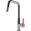 GESSI miscelatore rubinetto da cucina con doccetta estraibile 60203 OFFICINE V Collection - 60203-031
