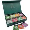 Touch Organic - Cofanetto Degustazione di Tè Bio | 8 Varietà e 80 Bustine | Collezione Premium con Tè Verdi, Bianco e Profumati | Confezione regalo