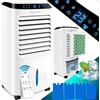 KESSER® 4in1 Condizionatore d'aria mobile | Telecomando | Ventilatore condizionatore d'aria | Serbatoio 8 L | Timer | 3 Fasi | Umidificatore ionizzatore | Raffreddatore d'aria | Bianco