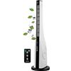 Echos Ventilatore a torre molto silenzioso, telecomando a 3 livelli, oscillante, display a LED, 3 modalità, ventilatore a colonna, ventilatore a torre, ventilatore a pavimento, timer da 15 ore