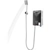 MINRS Scaldabagno elettronico 6500 W, scaldabagno elettrico con doccetta a LED, display digitale della temperatura, scaldabagno istantaneo 220 V, temperatura regolabile 30-55 ℃