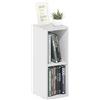 Furinno Fulda libreria salvaspazio a 2 ripiani, larghezza 20 cm, bianco