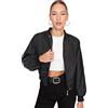 Trendyol Giacca Invernale Oversize Tinta Unita con Colletto Rotondo Cappotto, Nero, M Donna