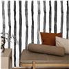 ICYEHAO Carta Parati Righe Nera,44.5 x 500cm Carta da Parati Adesiva Bianco e Nero Geometrica Parato Adesivo per Parete Righe Verticali Pellicola Adesiva per Mobili,Camera da Letto,Soggiorno
