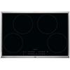 AEG IKB8443AXB - Piano cottura autosufficiente, a induzione, Hob²Hood e Slider, 80 cm, telaio in acciaio inox, 4 zone di cottura, funzione di alimentazione, sicurezza per bambini