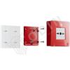 AJAX 68015 Manualcallpoint Jeweller Pulsante wireless, programmabile e ripristinabile colore rosso