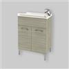 SAVINIDUE MOBILE LAVATOIO LENA cm 60 x 50 x h.84 - rovere grigio DP.2061276