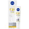 NIVEA Q10 Anti-Rughe Power Contorno Occhi Levigante 15 ml, Contorno occhi antirughe e idratante, Crema contorno occhi con Coenzima Q10, Acido Ialuronico e Creatina per un 2x booster di collagene