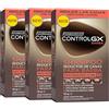 PROMOO Just for Men Control GX - Shampoo riducente per barba grigia per risultati discreti e naturali, tutte le tonalità 118 ml x 3 unità - Pack Promoo