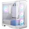 MSI Case MSI MAG PANO M100R PZ WHITE - Mini Tower mATX, Pannelli frontale e laterale in vetro temperato, 3x Ventole ARGB,...