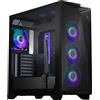 MSI Case MSI MPG GUNGNIR 300R AIRFLOW - Mid-Tower E-ATX, 4 ventole ARGB da 120mm con controller Hub, supporto verticale per GPU, filtri antipolvere, gestione cavi, USB Type-C (20Gbps)