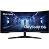 Samsung Monitor Gaming Samsung Odyssey G5 G55T (LC34G55TWWPXEN) - 34″ LED VA Curved, Ultra WHQD 3440×1440, 1...