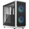FRACTAL Case Fractal Focus 2 - Mid-Tower ATX, pannello laterale in vetro temperato, 2 ventole 140mm A-RGB incluse - Bianco