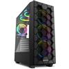 Sharkoon Case Sharkoon RGB HEX - Middle Tower ATX, Pannello Laterale in Vetro Temperato, 6 ventole RGB 120mm incluse