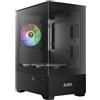 Gamdias Case Gamdias AURA GC9M ARGB - Mini Tower mATX/Mini-ITX, vetro temperato senza soluzione di continuità, 3 ventol...