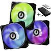 BitFenix Ventola per case BitFenix Spectre SE ARGB Kit Black (3x120mm Fan + Telecomando)