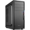 Sharkoon Case Sharkoon VS4-S - Mid-Tower ATX, design compatto, pannello laterale in metallo.