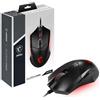 MSI Mouse Gaming MSI Clutch GM08 WIRED sensore ottico, 4200 DPI, Led rosso