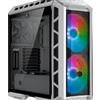 Cooler Master Case Cooler Master MasterCase H500P Mesh White ARGB - Mid Tower, Pannello laterale in vetro temperato, ventole fronta...