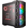Cooler Master Case Cooler Master MasterCase H500 ARGB - Mid Tower ATX, Pannello laterale trasparente, 2x Ventole frontali ARG...