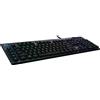 Logitech G Tastiera Gaming Logitech G G815 - Cablata, Profilo ribassato, GL-Clicky Switches, 5 Tasti G Programmabili, USB ...