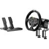 Moza Racing R3 Bundle PC - Volante con Pedali per PC Bluetooth/USB Nero Ritorno di Forza