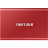 Samsung SSD Samsung Portable T7 500GB, USB 3.2 - Metallic Red