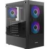 Gamdias Case Gamdias TALOS E3 MESH - Mid Tower ATX, Pannello frontale perforato da 5,0 mm, Pannello laterale in vetro t...