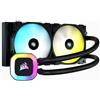 Corsair Dissipatore a Liquido Corsair H100 - AIO da 240 mm - ventola SP120 RGB Elite - Adatto a Intel LGA 1...