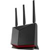 ASUS RT-BE86U BE6800, Router WiFi 7 Dual-Band, Supporta 4096-QAM, Multi-Link (MLO), AiMesh, Sicurezza di Rete e Funzionalità VPN Complete, Guest Network Pro