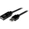 StarTech.com USB2AAEXT25M Cavo di Estensione Attivo USB 2.0, M/F, 25 m, Nero
