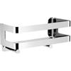 RYing Mensola Doccia in SUS304 Acciaio Inox,Portaoggetti Doccia Design Minimalista,Mensole Bagno con 2 Ganci,Organizza i Prodotti da Bagno e Cucina,Cromo (20cm)