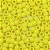 VOOMOLOVE 1000 perline in plastica per capelli, colore giallo fluorescente, 6 x 9 mm, per bracciali, trecce di capelli e artigianato