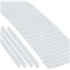 TDDL 30 Pezzi Scale Trasparenti Strisce Antiscivolo Adesivo per Doccia 20x2 cm Strisce adesive Antiscivolo per Vasca da Bagno per la Maggior Parte di Scivolosa Superficie Pulita e Liscia