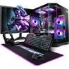 Vibox PC Gaming Fisso Completo - 23 Monitor - Ryzen 5 5500 4,2GHz - RTX 3050 16GB - 16GB RAM - 1TB NVMe M.2 SSD - Windows 11 - WiFi - Nero