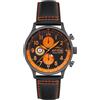 AVI-8 Hawker Hurricane Classic Orologio cronografo da uomo 43,5 mm con cinturino in pelle AV-4011, Noire