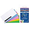 Legamaster 7-159499 Magic-Chart Notes Foglietti elettrostatici riposizionabili, 10 x 20 cm, Colori assortiti (conf. 500 fogli)