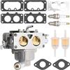 ZAMDOE 791230 Sostituzione carburatore per Briggs & Stratton 799230 796227 699709 499804 20HP 21HP 23HP 24HP 25HP intek V-Twin 4 Tempi Motori, con guarnizioni di Montaggio Filtri Carburante